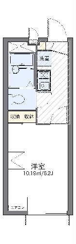 レオパレス六甲ガーデンズの間取り