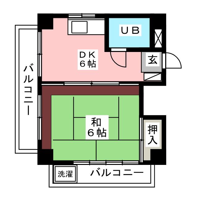 奥嶋ビルの間取り