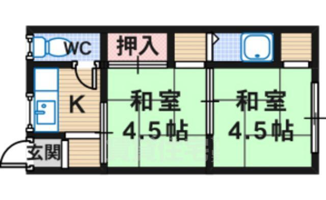 青木ハイツの間取り