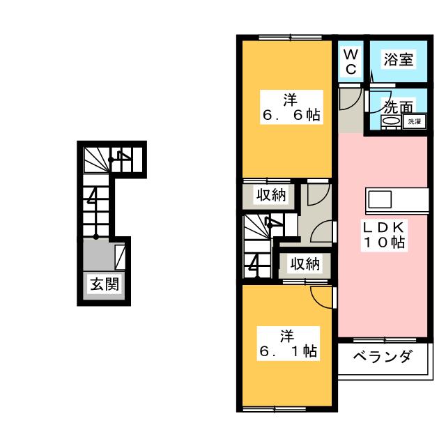 エルシャトーIIIの間取り