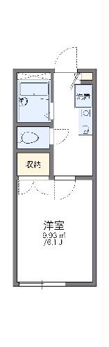 レオパレス白糸の間取り