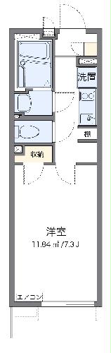 クレイノＳＯＬＵＴＩＯＮＳVIの間取り