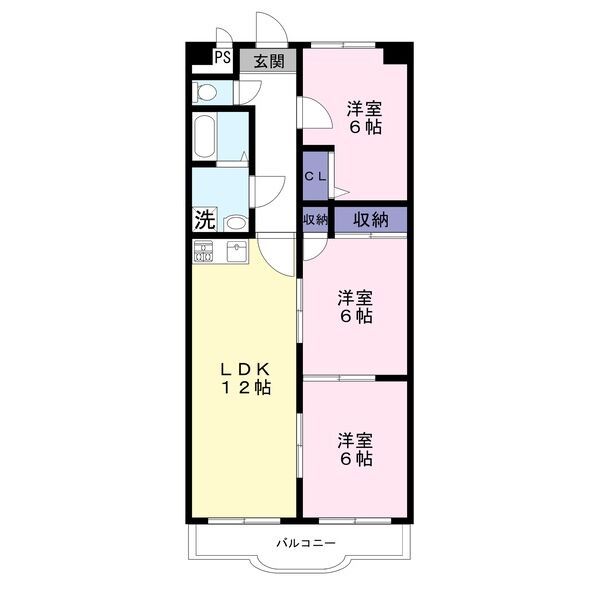 リバーパーク植田東の間取り