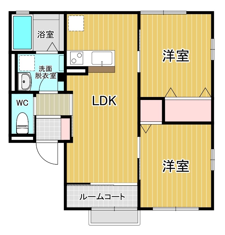 サウザンドリーブス弐番館の間取り