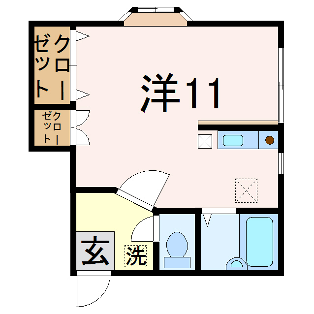 ドミール金房の間取り