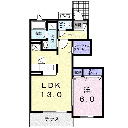 ヴィオラ　コート　Ａの間取り