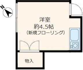 文京区本駒込のアパートの間取り