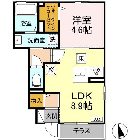 ローズコート青木島IIの間取り