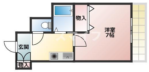 レイクロス豊中の間取り