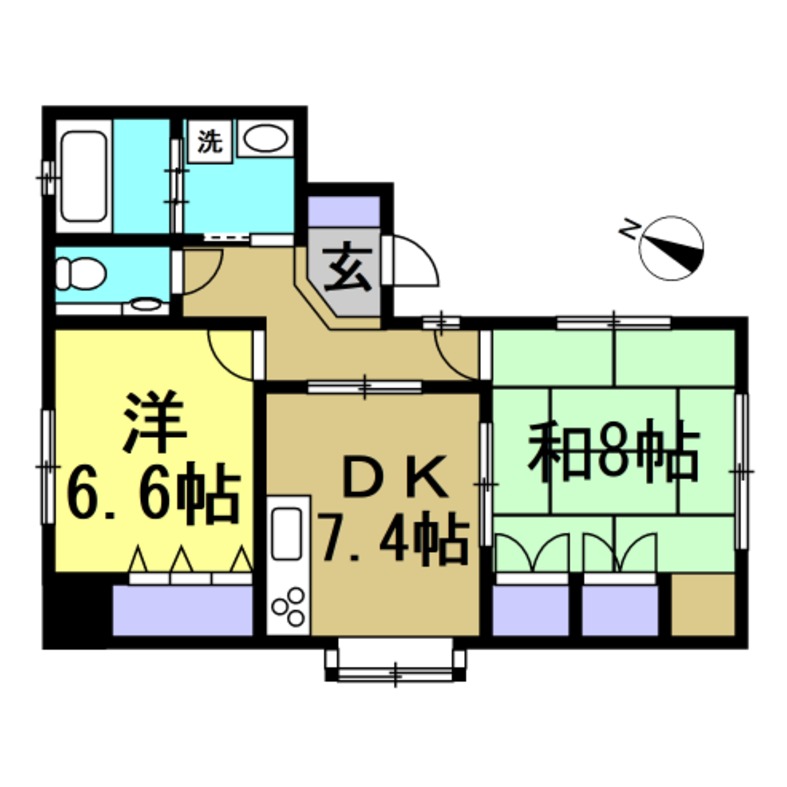 【ビッドフォードマンションIIの間取り】