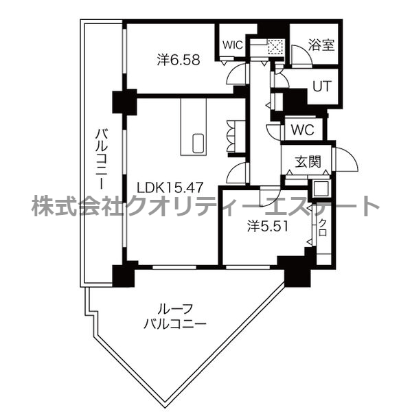 パシフィックタワー札幌の間取り