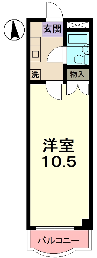 Oasis Makinoの間取り