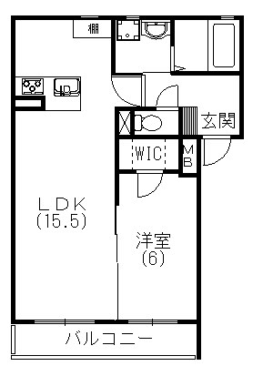 シャルム高塚の間取り