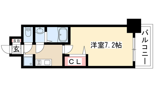 プレサンス丸の内雅殿の間取り