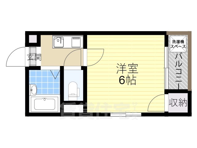 堺市堺区材木町西のマンションの間取り