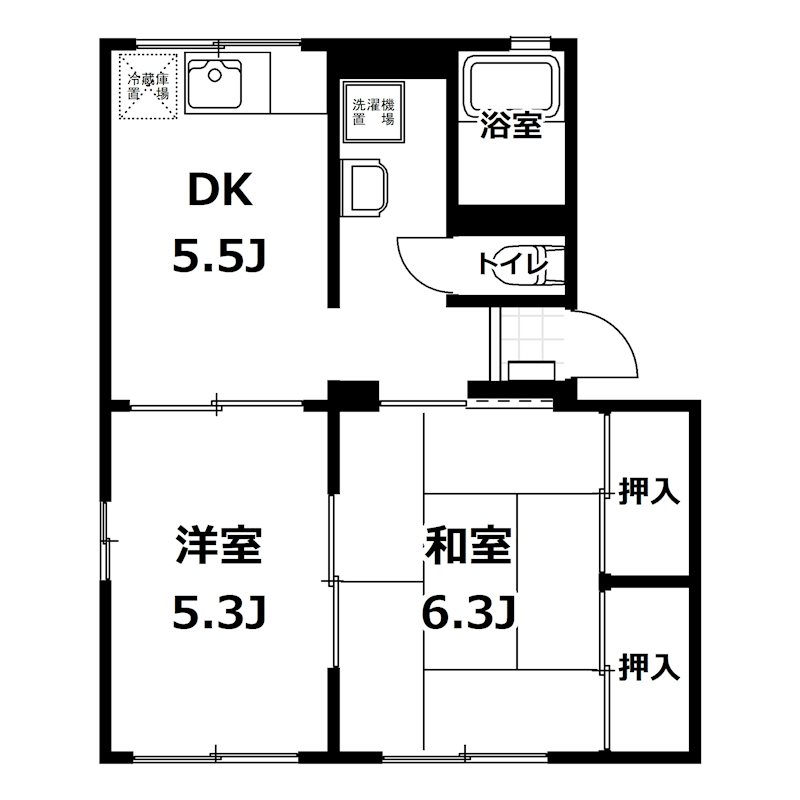 シティハイムハピネスＣ棟の間取り