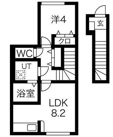 アンタレス（元木）の間取り