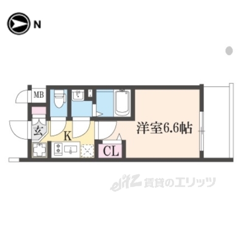 ファステート京都東福寺パラベルの間取り