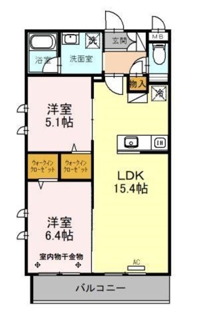 センカの間取り