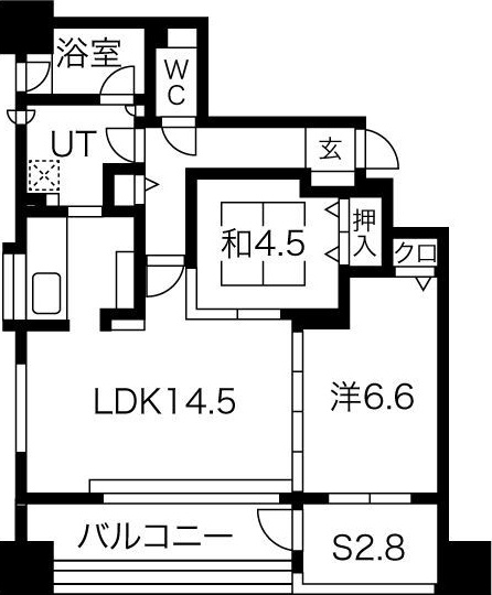 ラ・クラッセ札幌ステーションフロントの間取り