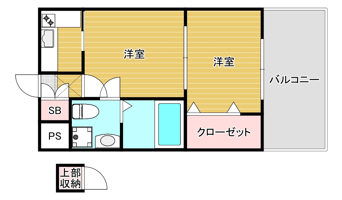 エステートモア大手門の間取り