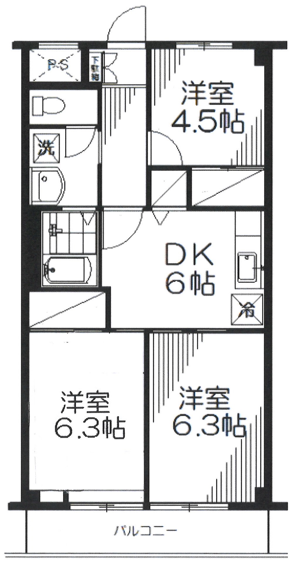 メゾン関の間取り