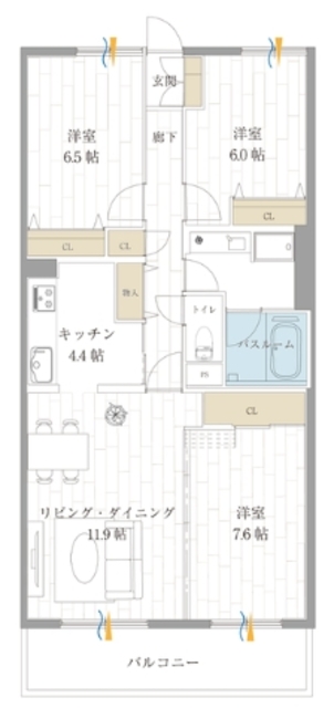 PLENDY蕨の間取り