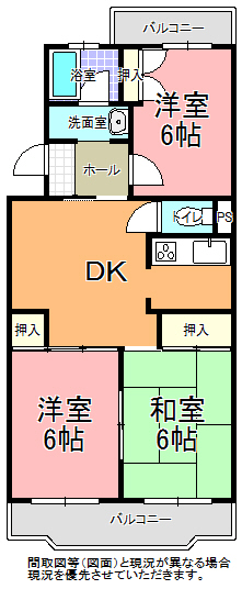 ヴィーブル旭台の間取り