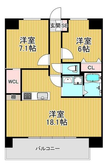 ＧＲＡＮＤ　ＣＨＡＩＮＯＮ平成の間取り