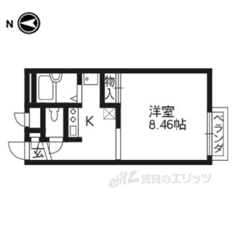 レオパレスＭＩＹＵＫＩの間取り