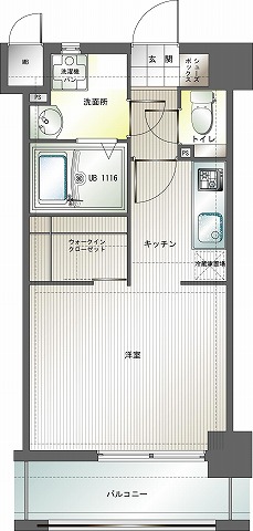 エンクレスト博多IIIの間取り