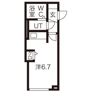 メリディアン小松島の間取り