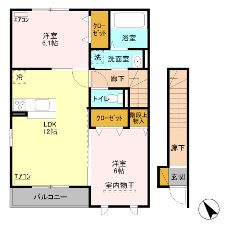 サンティエの間取り