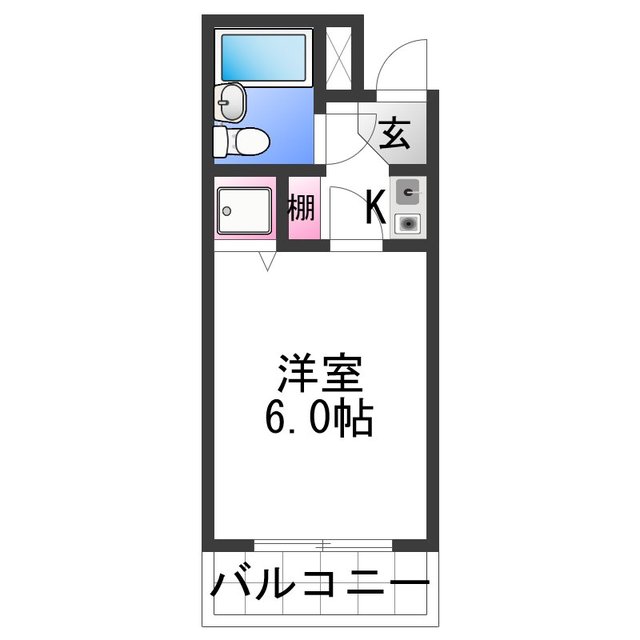 シャルマンフジ湊北町弐番館の間取り