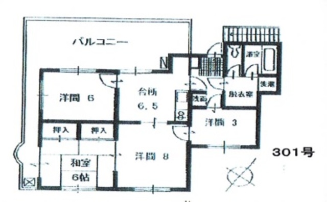 レジデンス市川大野の間取り