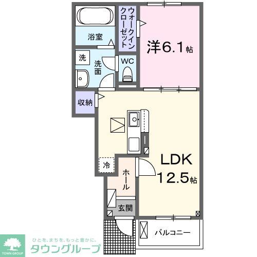 高座郡寒川町宮山のアパートの間取り