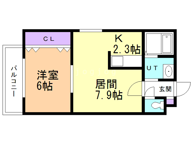 クリステル東札幌の間取り