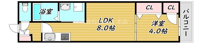 コティ諏訪ノ森の間取り