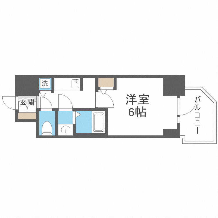 S-RESIDENCE都島Luxの間取り