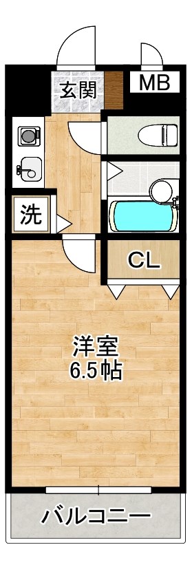 ライオンズマンション小倉駅南第２の間取り