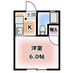 名古屋市中区新栄のマンションの間取り