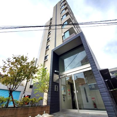 【熊本市中央区白山のマンションの建物外観】