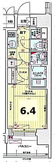 プレサンス錦ラウムの間取り