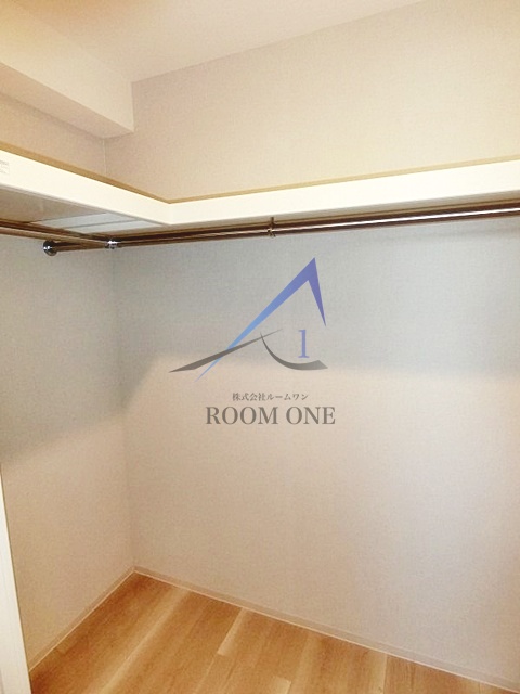 収納　ウォークインクローゼットです。