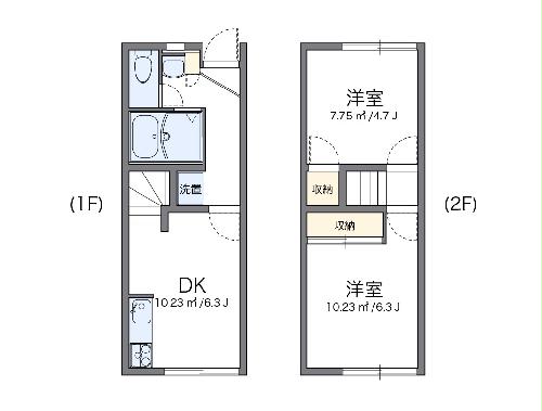 レオパレスＢｉｇ　Ｆａｌｌの間取り