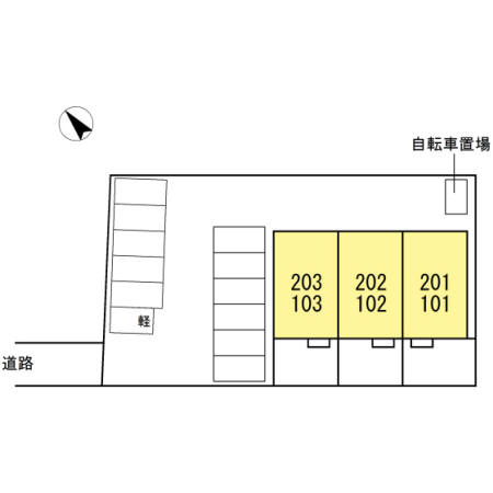 駐車場　配置図
