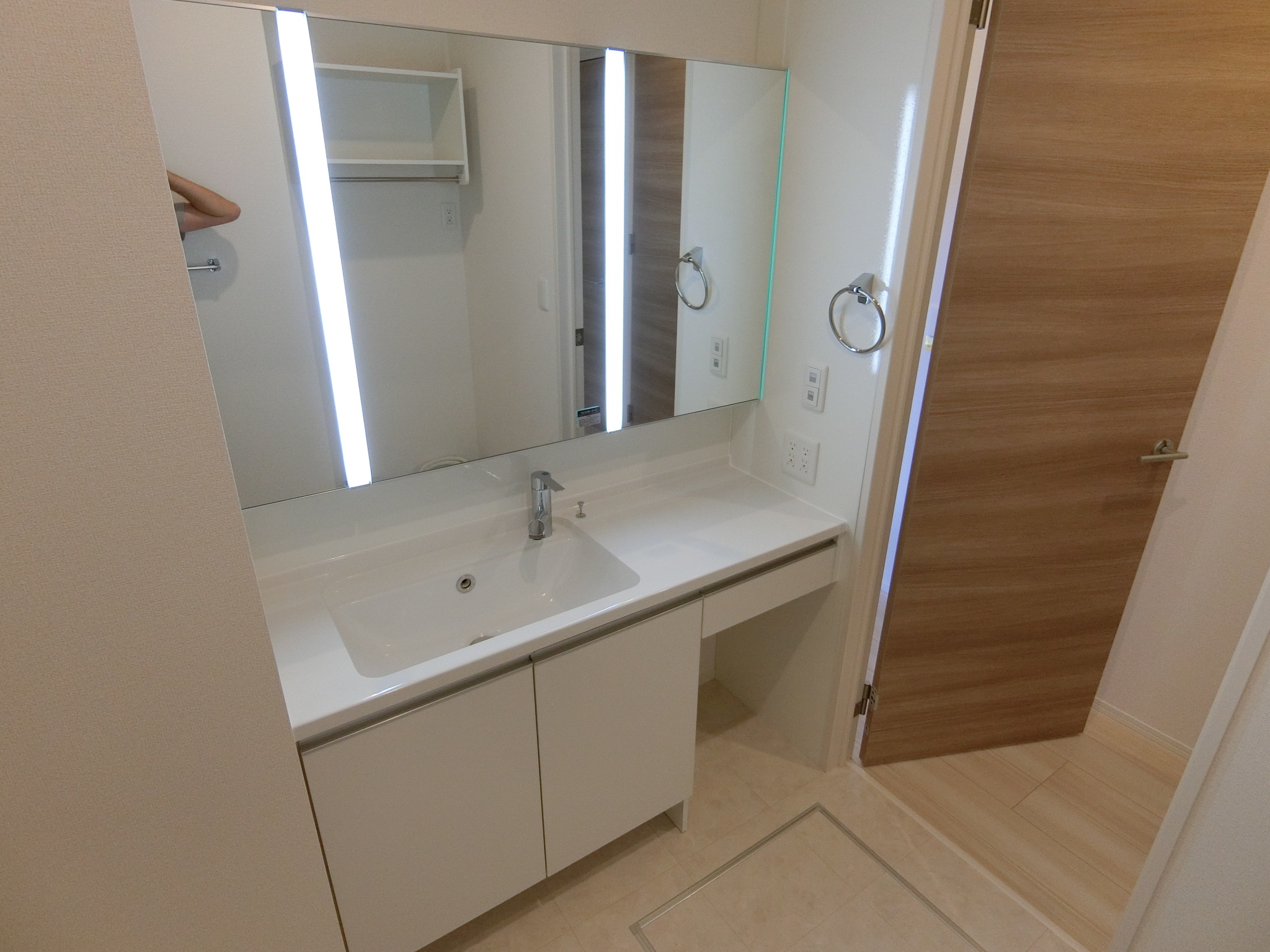 洗面設備　清潔感のある洗面台★