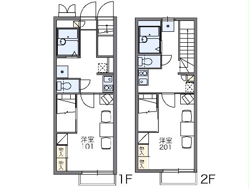 レオパレスサンモリッツの間取り