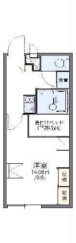 レオパレスＴＯＳＡ桂浜の間取り