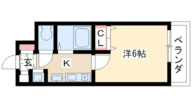 プレサンス名古屋駅前の間取り